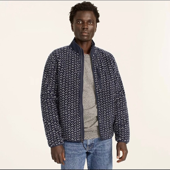 J Crew Nordic sherpa-fleece patterned jacket - Picture 2 of 4